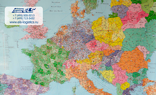 Логистическая карта Европы